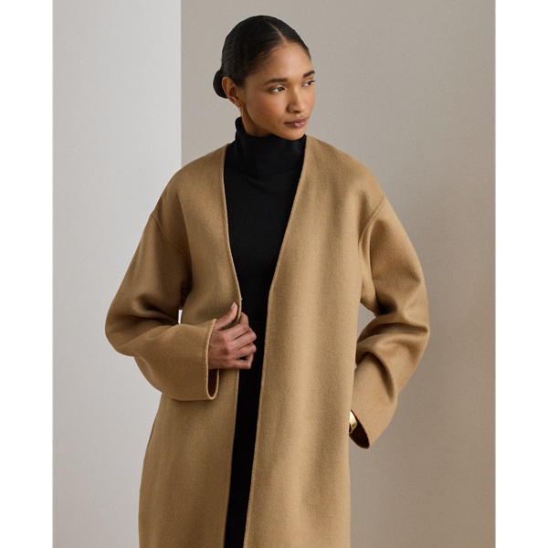 Lauren Camel Double-Faced Wool-Blend Overcoat Lauren 4
