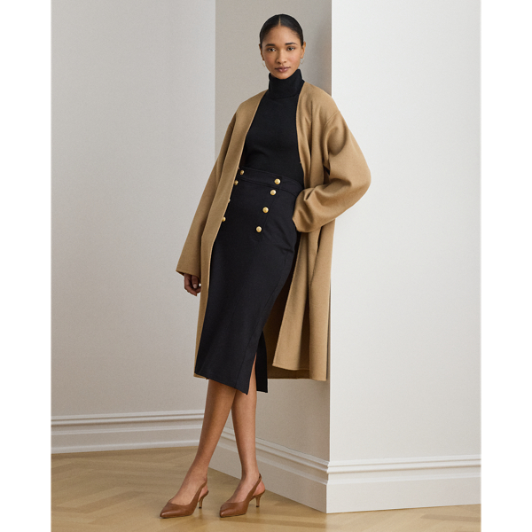 Lauren Camel Double-Faced Wool-Blend Overcoat Lauren 7