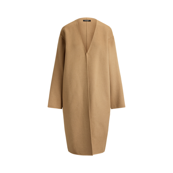 Lauren Camel Double-Faced Wool-Blend Overcoat Lauren 2