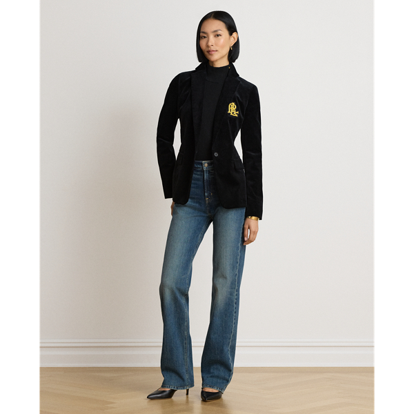 Bullion Stretch Cotton Corduroy Blazer