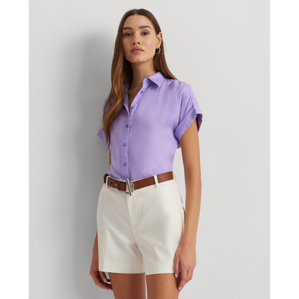 Linen Short-Sleeve Shirt | Ralph Lauren