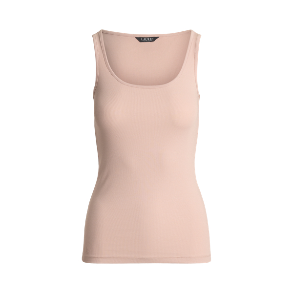 Stretch Cotton Tank Top Lauren Petite 1