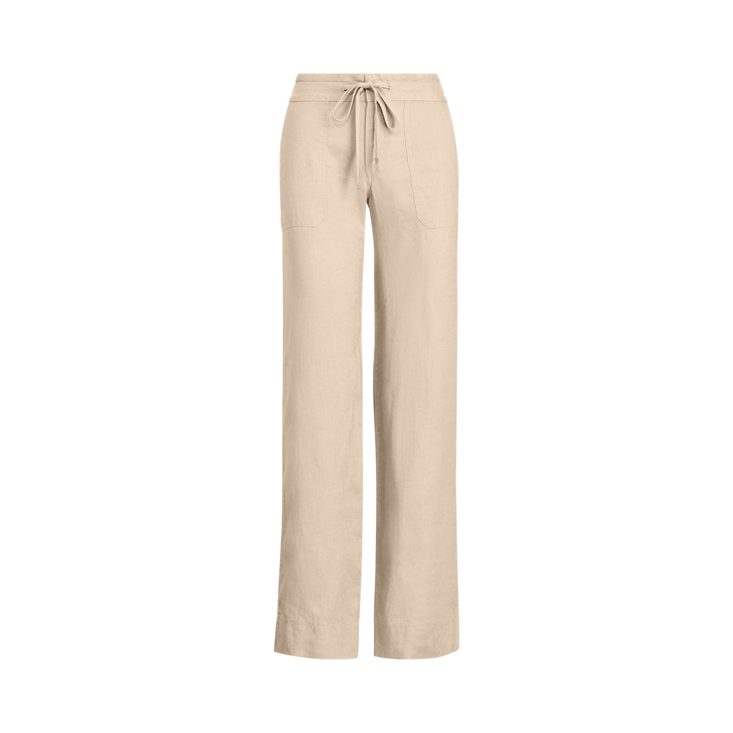 Женские брюки Ralph Lauren Linen Wide-Leg Pant, цвет: Берёзовый рыжевато-коричневый — фото 5