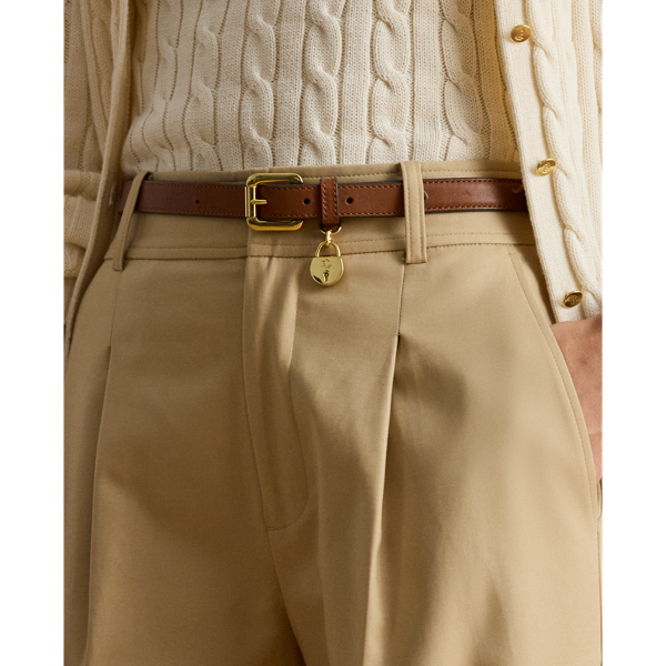 Double-Faced Stretch Cotton Ankle Pant