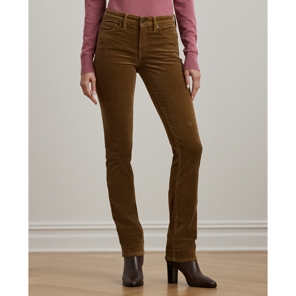 Lauren ralph lauren premier straight corduroy jeans online