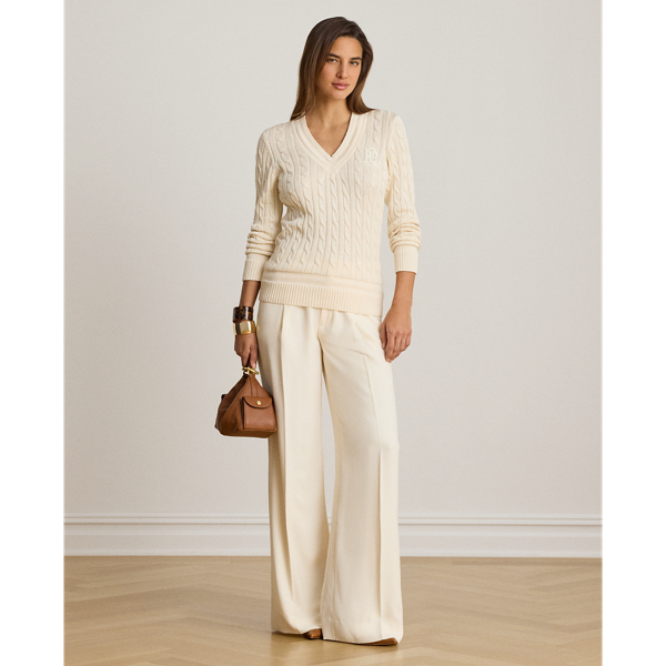 Cable-Knit Cricket Sweater