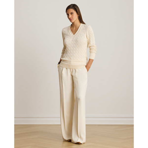 Cable-Knit Cricket Sweater