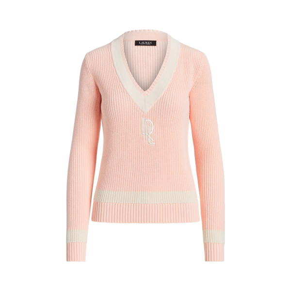 Rib-Knit Cotton Cricket Jumper