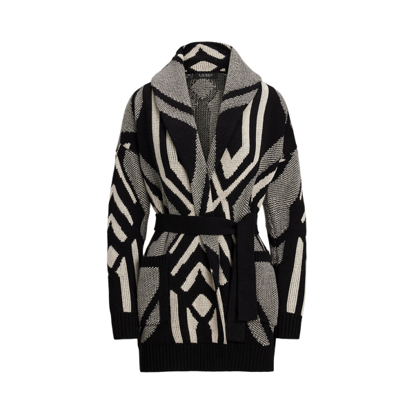 Cream geo heart print cardigan shop