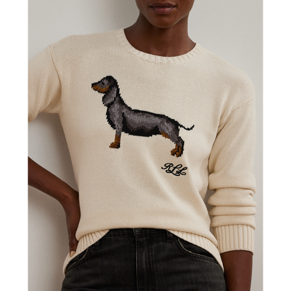 Lands end dachshund sweater hotsell