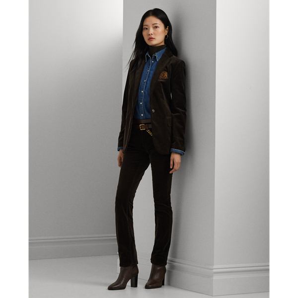 Circuit Brown Bullion Corduroy Blazer Lauren Petite 4