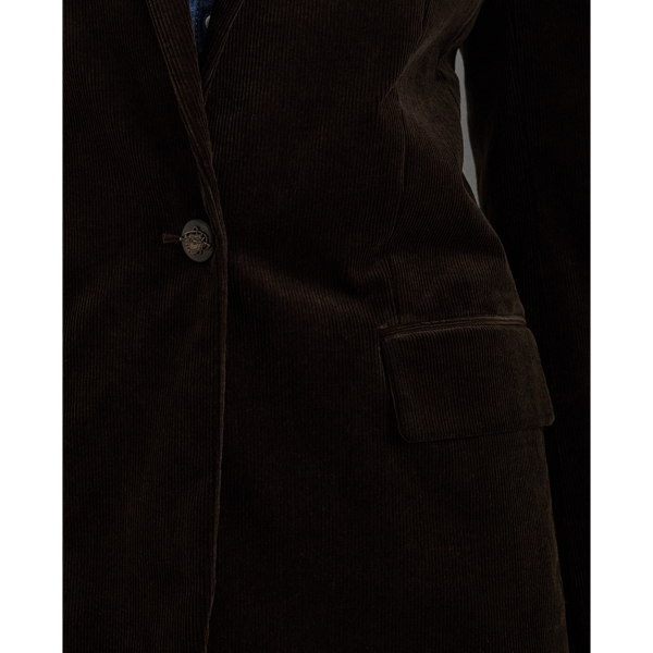 Circuit Brown Bullion Corduroy Blazer Lauren Petite 7