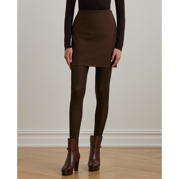 Brown pencil skirt petite sale