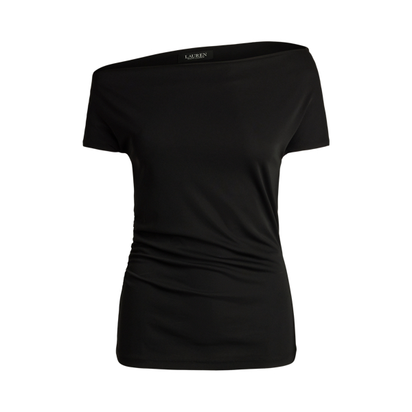 Asymmetrisches, schulterfreies Oberteil Lauren Petite in 1