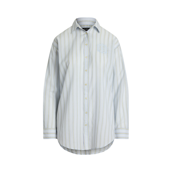 ラルフ・ローレン Lauren Ralph Lauren Petite Oversize Striped Cotton Voile Shirt レディ Amazon.com: Lauren Ralph Lauren Women's Petite Oversize
