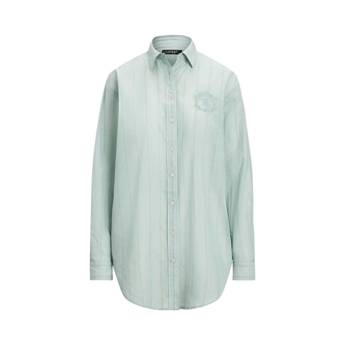 ラルフ・ローレン Lauren Ralph Lauren Oversize Striped Cotton Voile Shirt レディース シャツ Lauren Ralph Lauren Women's Oversize Striped Cotton Voile