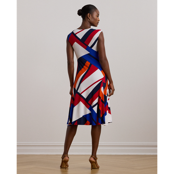 Print Stretch Jersey Dress