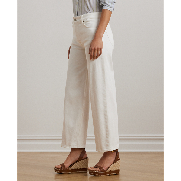 High-Rise Wide-Leg Cropped Jean