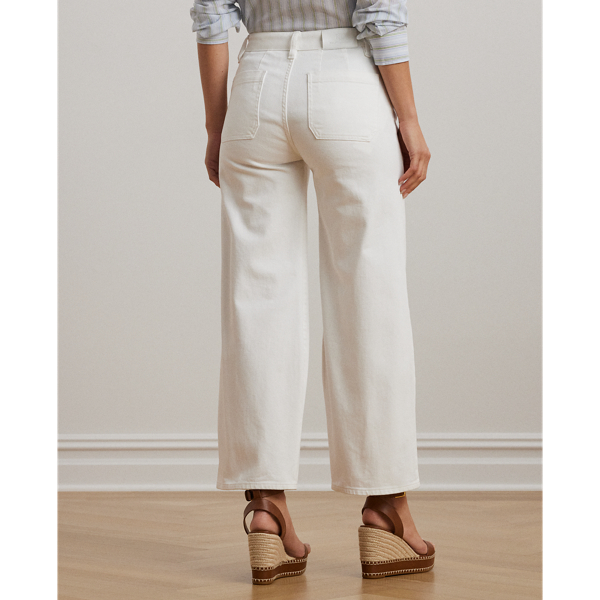 High-Rise Wide-Leg Cropped Jean