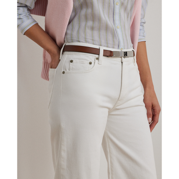 High-Rise Wide-Leg Cropped Jean