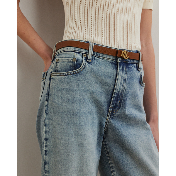 High-Rise Wide-Leg Cropped Jean