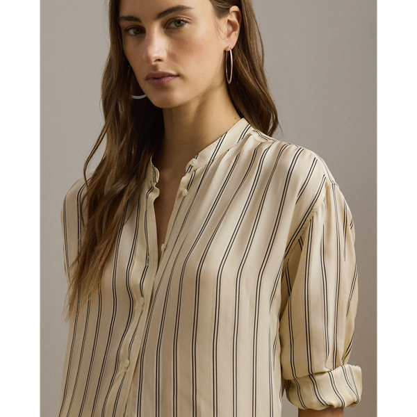 Striped Jacquard Tunic Shirt