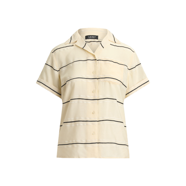 ラルフ・ローレン Lauren Ralph Lauren Striped Jacquard Tunic Shirt レディース シャツ トップス Iv s7-AI200970294001_alternate3