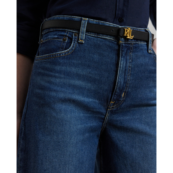 High-Rise Wide-Leg Cropped Jean