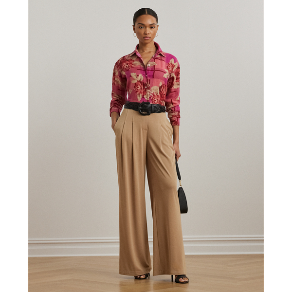 Relaxed Fit Floral Linen Shirt