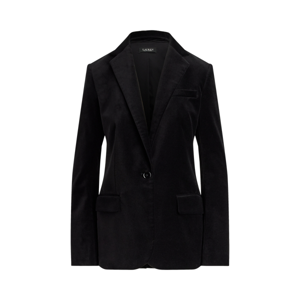 Stretch Velvet Blazer