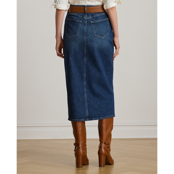 Denim Midi Skirt