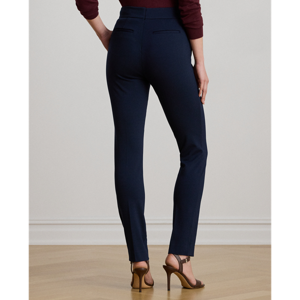 Kn&ouml;chellange Hose aus Pont&eacute; Lauren Petite in Lauren-Navy 5