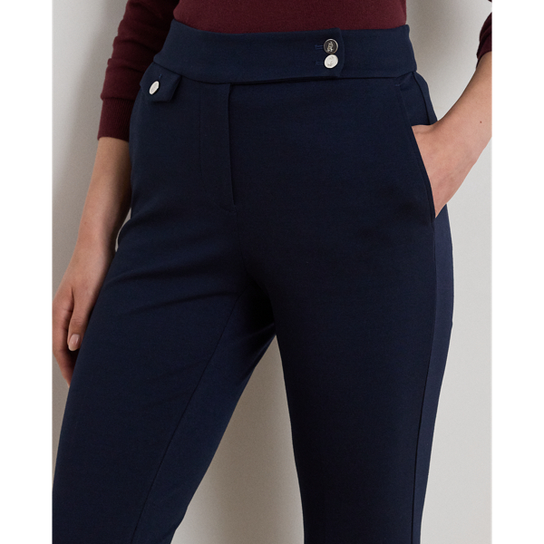 Kn&ouml;chellange Hose aus Pont&eacute; Lauren Petite in Lauren-Navy 6