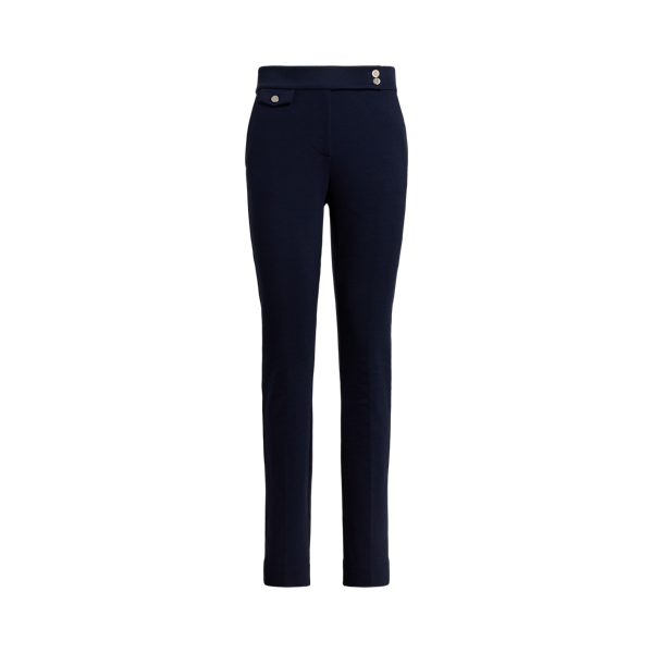 Kn&ouml;chellange Hose aus Pont&eacute; Lauren Petite in Lauren-Navy 2