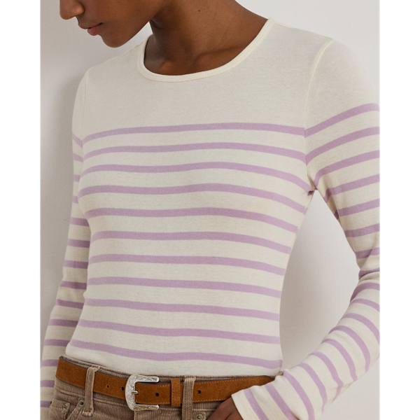 Striped Cotton Long-Sleeve Tee