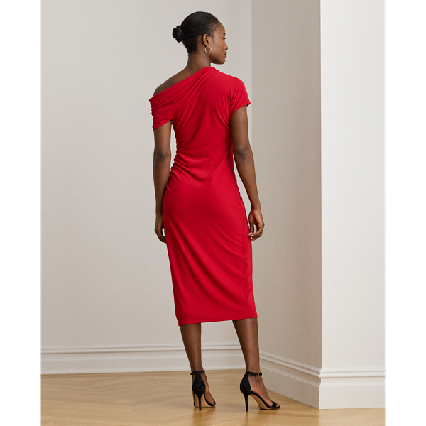Stretch Jersey Off-the-Shoulder Dress