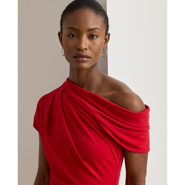 Stretch Jersey Off-the-Shoulder Dress