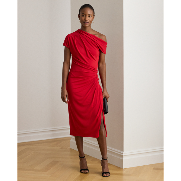 Stretch Jersey Off-the-Shoulder Dress