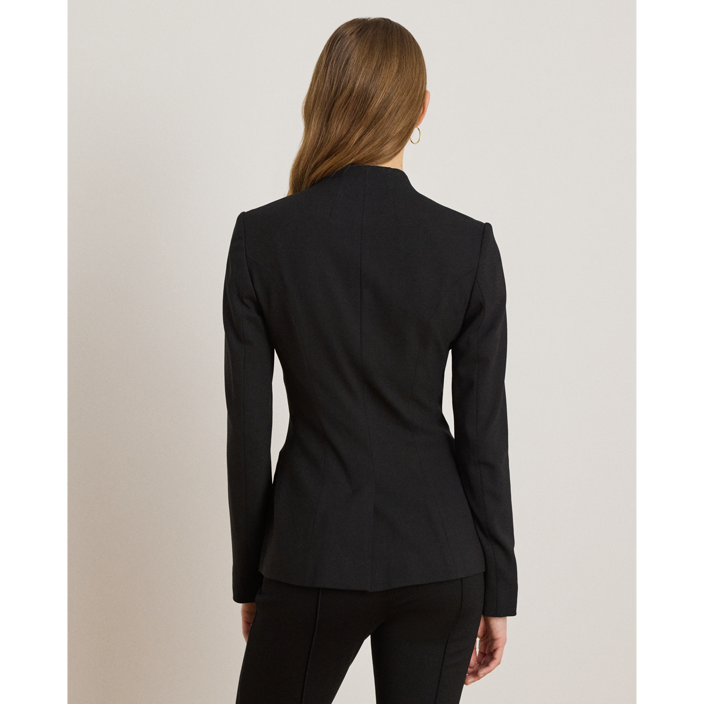 Женская куртка Ralph Lauren Stretch Wool Crepe, цвет: Чёрный — фото 2