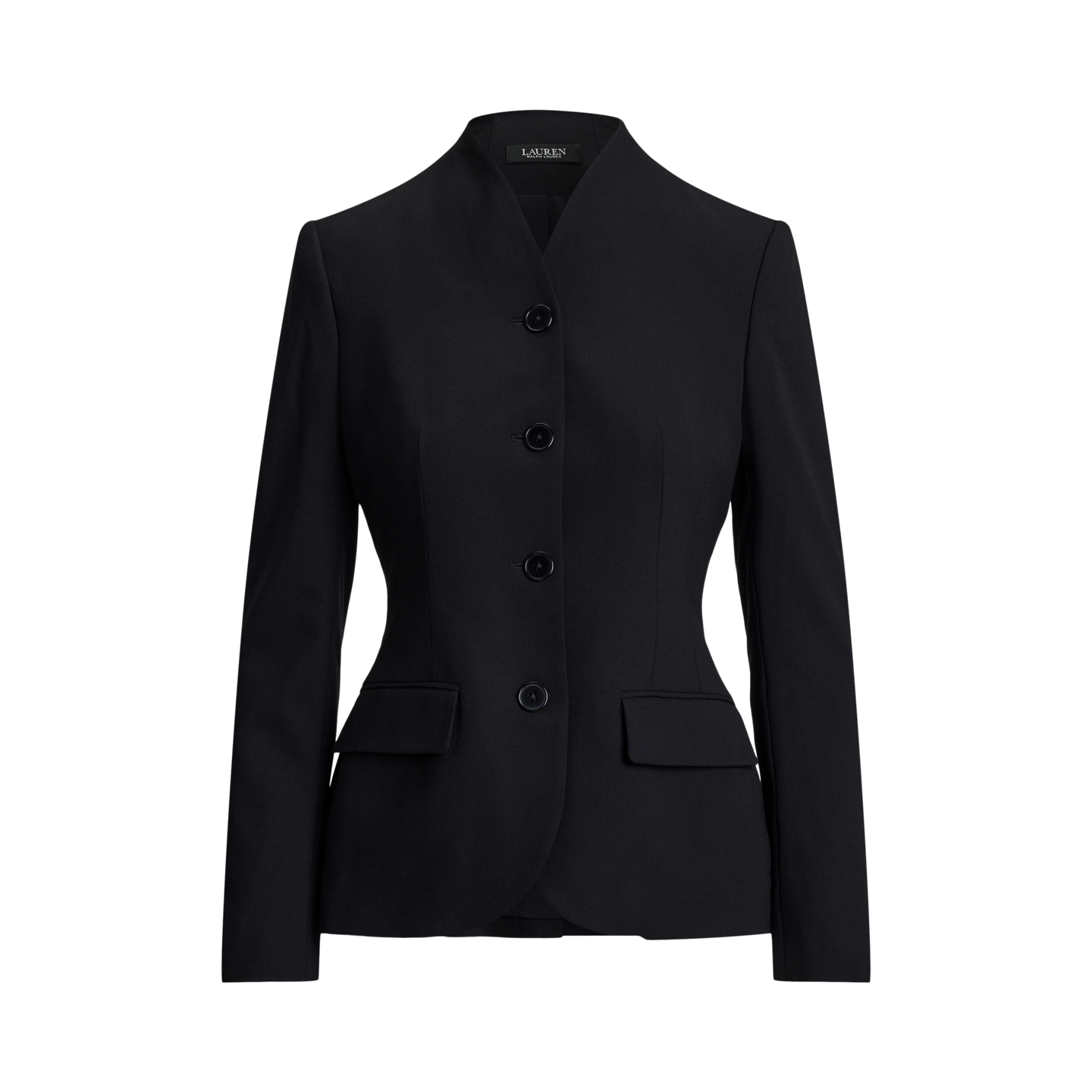 Женская куртка Ralph Lauren Stretch Wool Crepe, цвет: Чёрный — фото 6