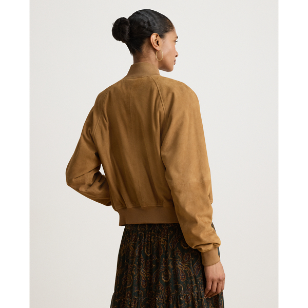 Goat-Suede Flight Jacket