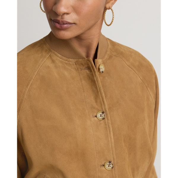 Goat-Suede Flight Jacket