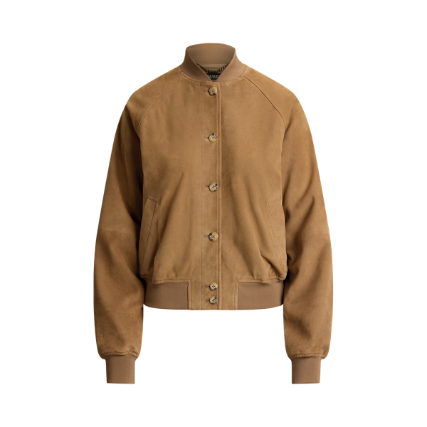 Goat-Suede Flight Jacket