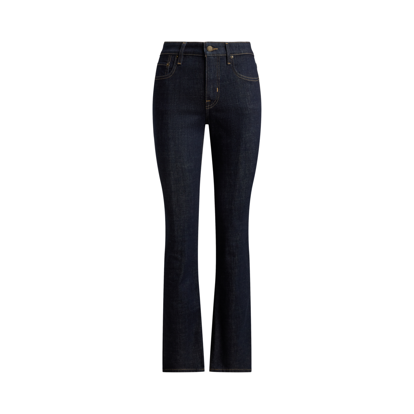 Женские джинсы Ralph Lauren Mid-Rise Slim Straight, цвет: Варёный — фото 5