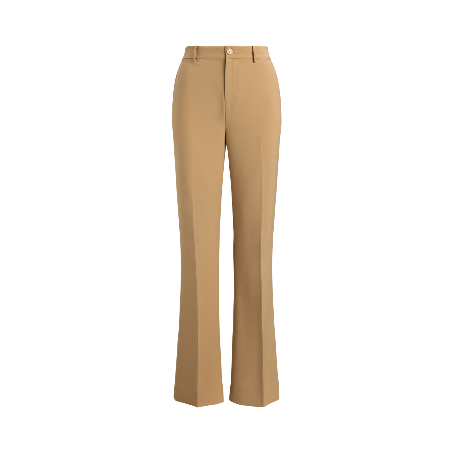 Женские брюки Ralph Lauren Stretch Crepe Straight Pant, цвет: Верблюжий — фото 5