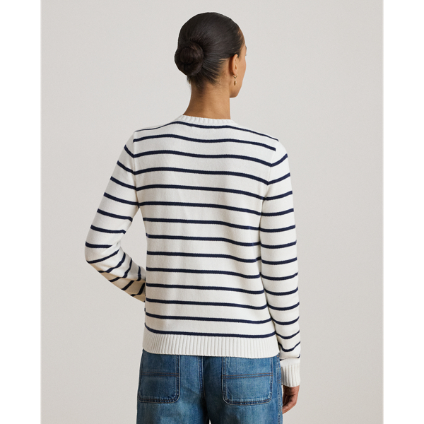 Striped Cotton Cardigan