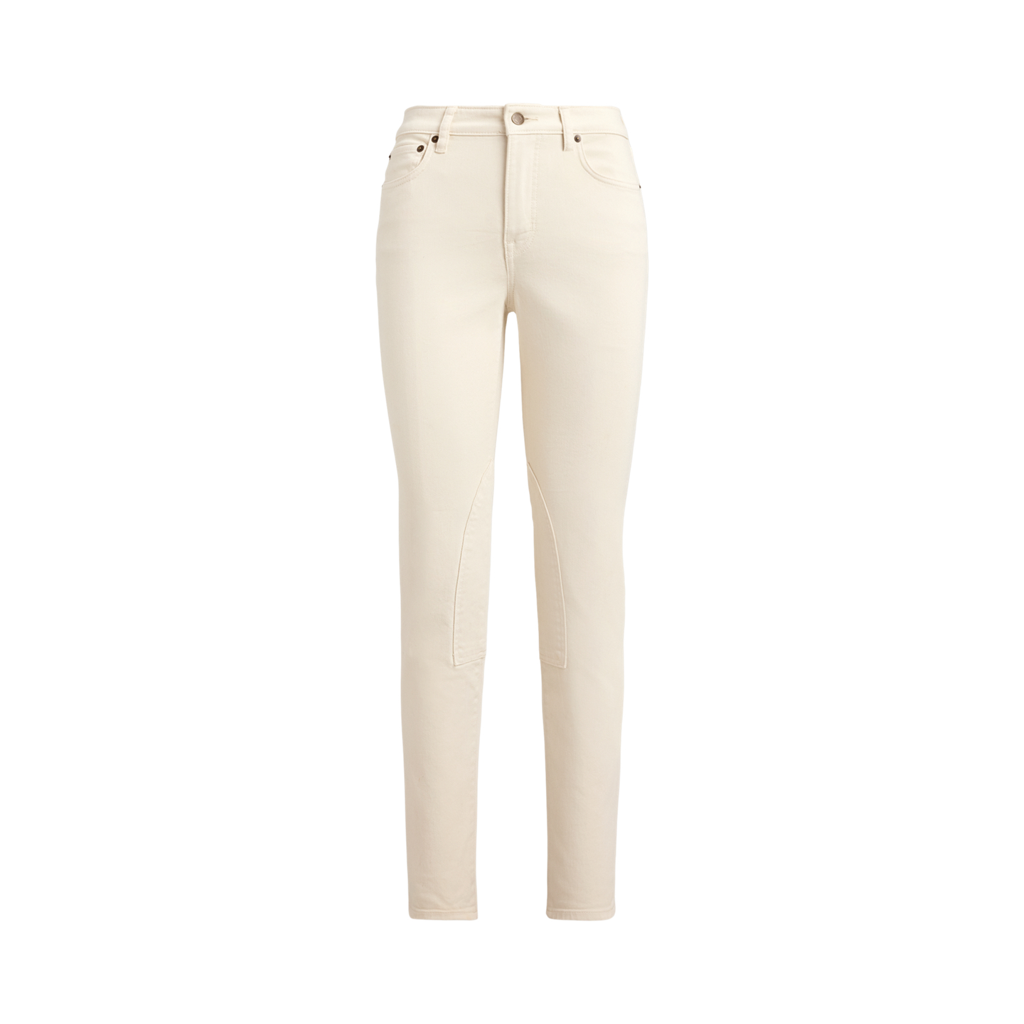 Женские джинсы Ralph Lauren High-Rise Skinny Ankle, цвет: Кремовый варёный — фото 6