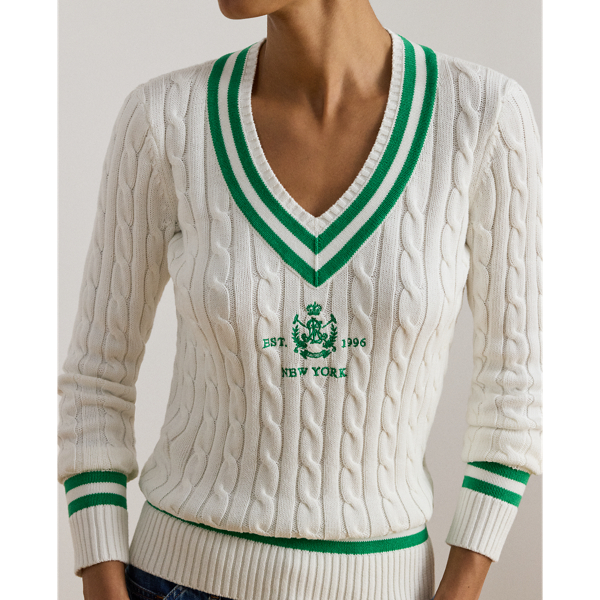 Cable-Knit Cricket Sweater