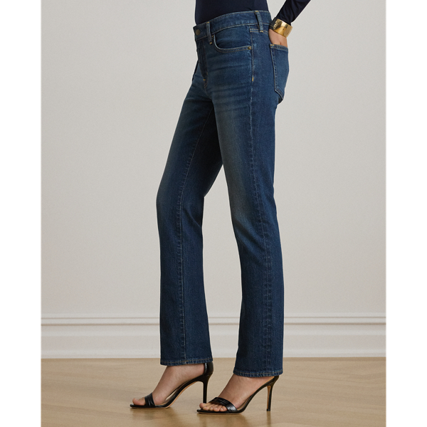 Mid-Rise Straight Ankle Jean
