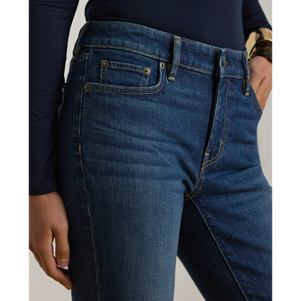 Mid-Rise Straight Ankle Jean